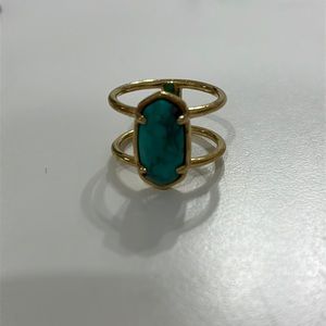 Elyse Turquoise Vermeil Ring